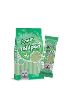 Crocus Tavuklu Ve Kedi Çimli Kedi Lolipop 10 Lu Paket 10x1,4 Gr