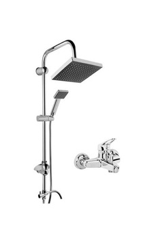 Kevser Su Armatürleri Duş Robotu Ve Banyo Bataryası Krom
