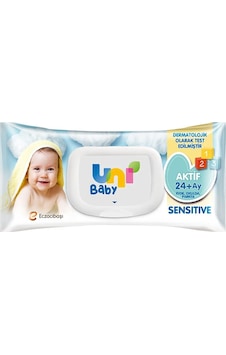 Uni Baby Aktif Sensitive Bebek Islak Mendil 24+ Ay 52 Adet Uni Baby Aktif Sensitive Bebek Islak Mendil 24+ Ay 52 Adet