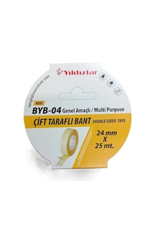 Yıldızlar Byb-04 Çift Tarafli Filmik Bant 24 Mm 25 Mt Yıldızlar Byb-04 Çift Tarafli Filmik Bant 24 Mm 25 Mt