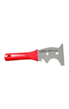 Serfa Tools Çok Amaçlı Sırık Spatula 80mm 8 Cm Kırmızı Plastik Sap Yay Çeliği Serfa Tools Çok Amaçlı Sırık Spatula 80mm 8 Cm Kırmızı Plastik Sap Yay Çeliği
