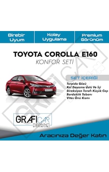Toyota Uyumlu Corolla E160 Konfor Seti - Ses  Kumaş Kaplama Set