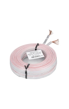 Botech 2x0.75mm Ccam 48 Tel Beyaz Kırmızı Kodlu 100 Metre Cca Hoparlör Kablosu Botech 2x0.75mm Ccam 48 Tel Beyaz Kırmızı Kodlu 100 Metre Cca Hoparlör Kablosu