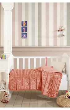 Elart Velvet Bebek Yorgan 150x100 Cm Tarçın