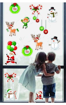 Yılbaşı Süsleri Noel Yılbaşı Sticker Seti