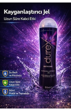 Kayganlaştırıcı Jel Extreme 50 Ml Uzun Süreli Etkili Su Bazlı Pürüzsüz Kayganlık Jeli Kayganlaştırıcı Jel Extreme 50 Ml Uzun Süreli Etkili Su Bazlı Pürüzsüz Kayganlık Jeli
