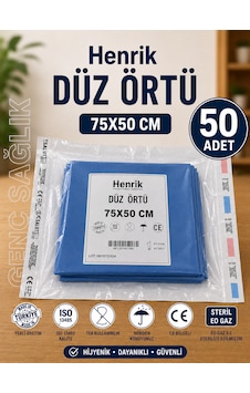 Steril Düz Örtü 75 50cm 50'li Steril Düz Örtü 75 50cm 50'li