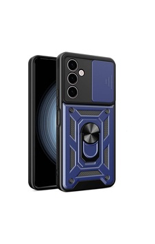 Galaxy A24 Kılıf Magnetik Standlı Kamera Korumalı Zore Sürgülü Vega Kapak Mavi Galaxy A24 Kılıf Magnetik Standlı Kamera Korumalı Zore Sürgülü Vega Kapak Mavi