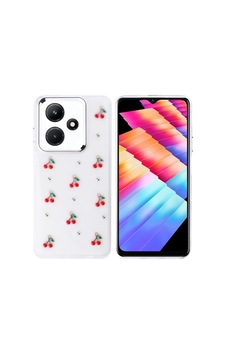 Zore İnfinix Hot 30i Kılıf Airbag Tasarımlı Simli Şeffaf Ogaa Kutup Kapak - Kiraz Zore İnfinix Hot 30i Kılıf Airbag Tasarımlı Simli Şeffaf Ogaa Kutup Kapak - Kiraz