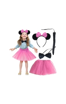 Minnie - 90 - Kostüm Seti Pembe Tütü Etek + Pembe Taç + Papyon - Csmo-tex - + Kuyruk Minnie - 90 - Kostüm Seti Pembe Tütü Etek + Pembe Taç + Papyon - Csmo-tex - + Kuyruk