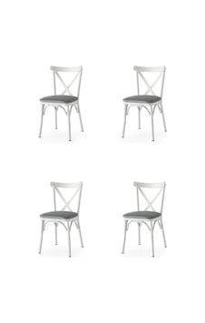 Bahar Mutfak Bahçe Cafe Sandalyesi 4 Li Set 001
