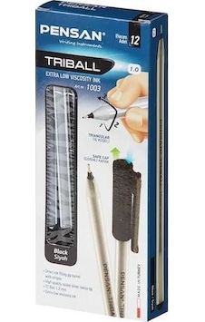 Pensan Trıball Tükenmez Kalem 1 MM Siyah 12'li Paket Pensan Trıball Tükenmez Kalem 1 MM Siyah 12'li Paket