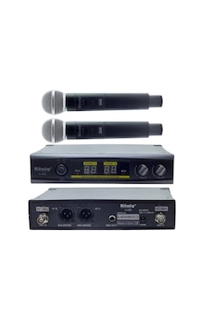 König K 402 Uhf Çift Kanal 2 El Mikrofon König K 402 Uhf Çift Kanal 2 El Mikrofon