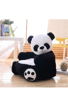 Ayıcık Peluş Bebek Çocuk Koltuğu %100 Yerli Gri Ayıcık Peluş Bebek Çocuk Koltuğu %100 Yerli Gri