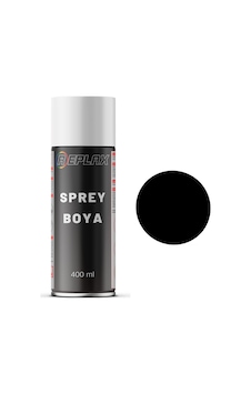Plastik Boyası Mat Siyah Sprey Boya 400 Ml. Plastik Boyası Mat Siyah Sprey Boya 400 Ml.