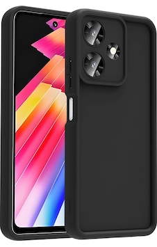 İnfinix Hot 30i Kılıf Kamera Korumalı Zore Ananas Kapak Siyah İnfinix Hot 30i Kılıf Kamera Korumalı Zore Ananas Kapak Siyah