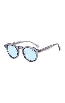 Qazal Unisex Güneş Gözlüğü Şeffaf - Gri Qazal Unisex Güneş Gözlüğü Şeffaf - Gri