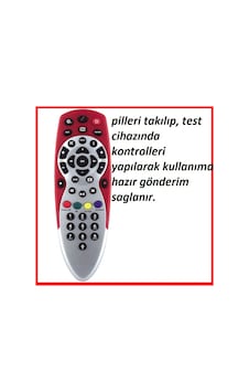 Digitürk Kumanda Diji Türk Kırmızı Kumanda Digitürk Kumanda Diji Türk Kırmızı Kumanda