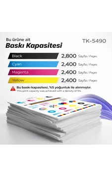 Kyocera Pa2101cwx Uyumlu Toner Set- Çipli / Tk-5490 Uyumlu Toner Takımı Kyocera Pa2101cwx Uyumlu Toner Set- Çipli / Tk-5490 Uyumlu Toner Takımı