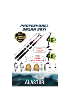 Profosyonel 2'li Sazan Olta Takımı 2 Adet Kamış 2 Adet Makine Sazan Olta Seti Makineli 08730287 Profosyonel 2'li Sazan Olta Takımı 2 Adet Kamış 2 Adet Makine Sazan Olta Seti Makineli 08730287