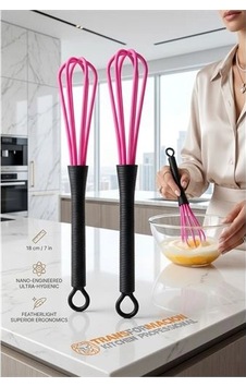 Transformacion Aerate Profesyonel Nano Karbon Yumurta Çırpıcı Seti 2'li 722999 Açık Gri Transformacion Aerate Profesyonel Nano Karbon Yumurta Çırpıcı Seti 2'li 722999 Açık Gri