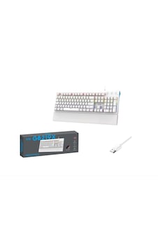 Trio G8219x Blue Swtich Mekanik Beyaz Klavye Rgb Trio G8219x Blue Swtich Mekanik Beyaz Klavye Rgb
