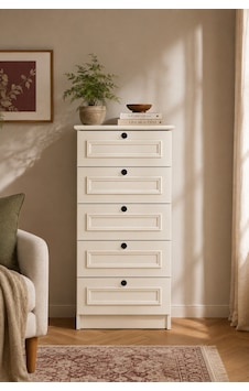 Home Vera 5 Çekmeceli Şifonyer 52x105x43 Cm Beyaz - 912271238 Beyaz Home Vera 5 Çekmeceli Şifonyer 52x105x43 Cm Beyaz - 912271238 Beyaz