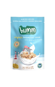5 Adet Humm Organik Tam Tahıllı Ballı Kahvaltılık Gevrek 80 Gr