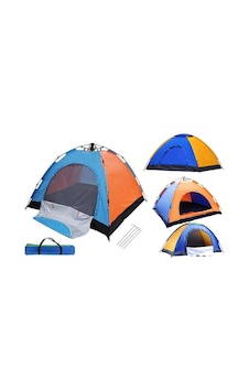 4 Kişilik Kurulumlu Çadır 2 X 2 X 1.35 M Çok Renkli 4 Kişilik Kurulumlu Çadır 2 X 2 X 1.35 M Çok Renkli