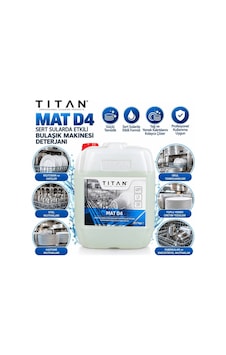 Tıtan Mat D4 21,7 Kg Sert Sularda Etkili Endüstriyel Bulaşık Makinesi Deterjanı - 939632483