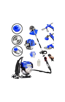Dragro DRG-2PR PRo 4x4 Mavi 2 Zamanlı Sırt Tipi Benzinli Motorlu Tırpan Ot Çim Çayır Biçme Kesme Makinesi Dragro DRG-2PR PRo 4x4 Mavi 2 Zamanlı Sırt Tipi Benzinli Motorlu Tırpan Ot Çim Çayır Biçme Kesme Makinesi