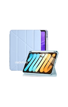 Apple iPad Uyumlu Air 5 10.9 2022 M1 İle Uyumlu Kılıf Kalem Bölmeli Trifolding Case A2588 A2589 A2591 Mavi Sku: Zeusb0dxpvmtzd Arka Kapak