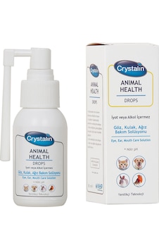 Crystalin Göz Kulak ve Ağız Bakım Solüsyonu 50 ML Crystalin Göz Kulak ve Ağız Bakım Solüsyonu 50 ML