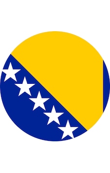 Bosna Hersek Bayrağı Arma Oto Sticker 13cm Ve 4 Cm 2adet Bosna Hersek Bayrağı Arma Oto Sticker 13cm Ve 4 Cm 2adet