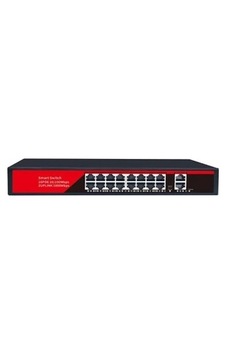 Ezcool EZ-16PSF 16XFE+2XGE 240 W Yönetilemez Poe Switch Ezcool EZ-16PSF 16XFE+2XGE 240 W Yönetilemez Poe Switch