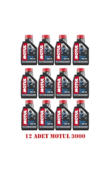 Motul 3000 10W - 40 4T Motosiklet Motor Yağı 12 x 1 L Motul 3000 10W - 40 4T Motosiklet Motor Yağı 12 x 1 L