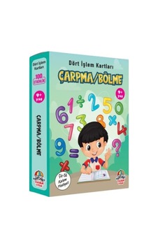 Dört İşlem Kartları - Çarpma/Bölme (9+ Yaş)- Yağmur Çocuk