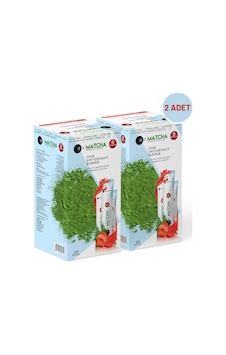 Premium Japanese Çilek Aromalı Detox Burner Form Matcha Çayı 2 Kutu Premium Japanese Çilek Aromalı Detox Burner Form Matcha Çayı 2 Kutu