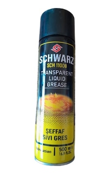 Schwarz 500ml 3 Adet Sıvı Gres Yağ Sprey Schwarz 500ml 3 Adet Sıvı Gres Yağ Sprey