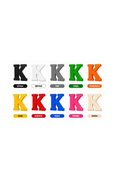 Dekoratif -k- Harfi 20 Cm Q-1238 Dekoratif -k- Harfi 20 Cm Q-1238