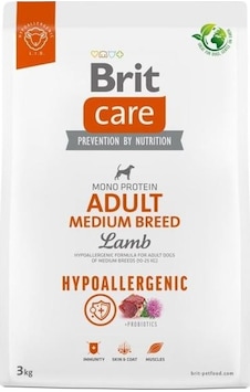 Brit Care Hypo-Allergenic Kuzu Etli Orta Irk Yetişkin Köpek Maması 3 KG Brit Care Hypo-Allergenic Kuzu Etli Orta Irk Yetişkin Köpek Maması 3 KG