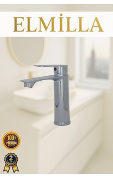 Krom Sabit Gövde Banyo Bataryası Lavabo Musluğu Krom Sabit Gövde Banyo Bataryası Lavabo Musluğu