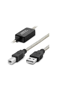Usb Printer Kablosu 10 M - Silver Siyah Hdx7559