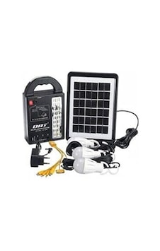 Dat At-999 Güneş Enerjili Solar Aydınlatma Cihazı 10 Parça Siyah