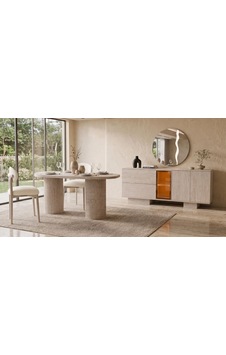 Lumi Mdf Yemek Odası Takımı Aytaşı Lumi Mdf Yemek Odası Takımı Aytaşı