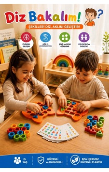 Diz Bakalım Geometrik Şekil Eşleştirme Oyunu Renk Sıralama Oyunu-eğitici Zeka Oyuncağı-bul Sırala Öğren Diz Bakalım Geometrik Şekil Eşleştirme Oyunu Renk Sıralama Oyunu-eğitici Zeka Oyuncağı-bul Sırala Öğren