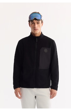 Avva Erkek Siyah Dik Yaka Fermuarlı Soft Touch Polar Regular Fit Sweatshirt A52y1207 Avva Erkek Siyah Dik Yaka Fermuarlı Soft Touch Polar Regular Fit Sweatshirt A52y1207