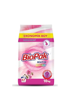 Biopak Matik Toz Deterjan 10kg Renkliler Biopak Matik Toz Deterjan 10kg Renkliler