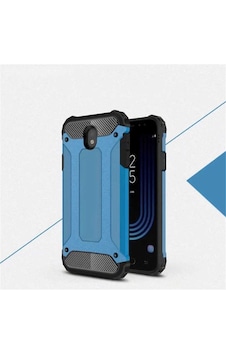 Kilifone - Samsung Uyumlu Galaxy J3 Pro - Kılıf Çift Katman Zırh Tank Crash Military Kapak - Mavi Kilifone - Samsung Uyumlu Galaxy J3 Pro - Kılıf Çift Katman Zırh Tank Crash Military Kapak - Mavi