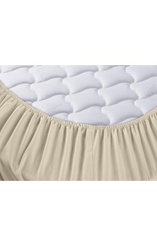 Menderes Home Lanotte Saten Tek Kişilik Fitted Düzboya Krem Renkli Menderes Home Lanotte Saten Tek Kişilik Fitted Düzboya Krem Renkli
